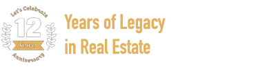 12 Years of Legacy in Real Estate
