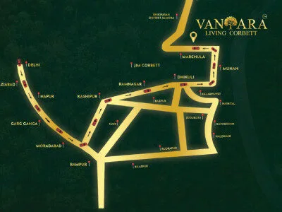 Vantara Location Map